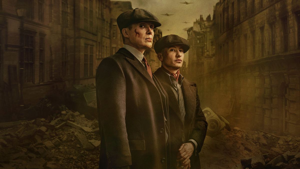Cillian Murphy and Barry Keoghan in 'Peaky Blinders: The Immortal Man' Key Art 