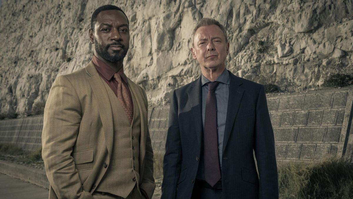 Richie Campbell and John Simm in 'Grace' Season 6
