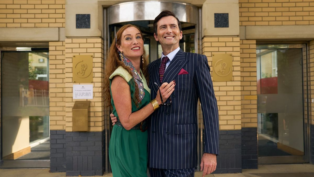 Victoria Smurfit and David Tennant in 'Rivals' Season 2 