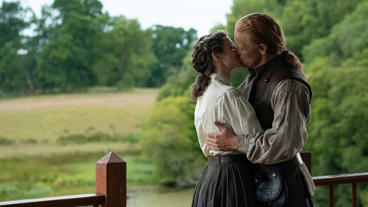 Sam Heughan and Caitriona Balfe in 'Outlander' Season 8 