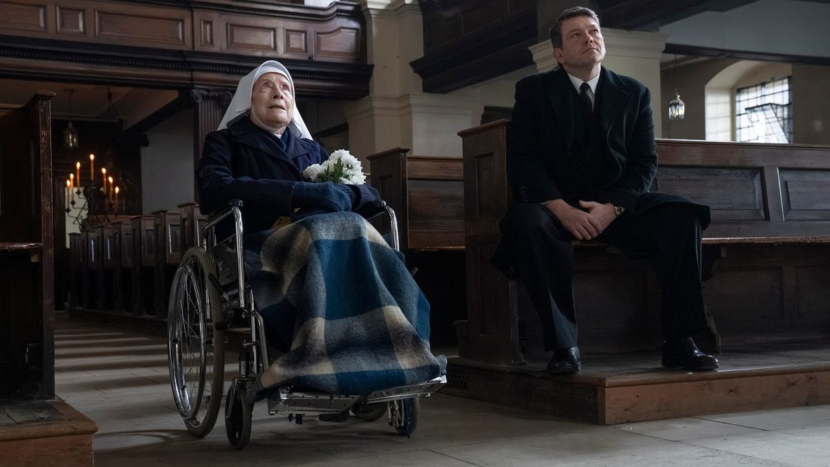 Judy Parfitt and Chris Reilly in 'Call the Midwife' Season 15 