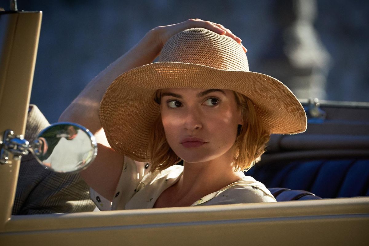 Get Your First Look at Lily James in Netflix's 'Rebecca' Remake