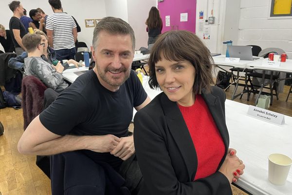 Richard Armitage and Annabel Scholey at the 'Winter' Table read