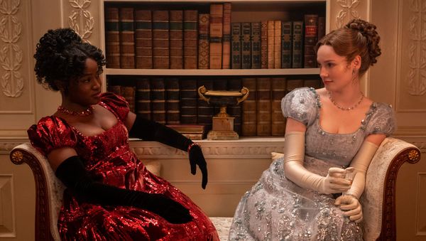 Masali Baduza and Hannah Dood in 'Bridgerton' Season 4 