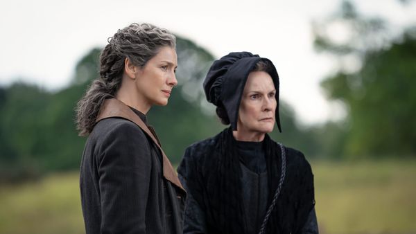 Caitríona Balfe and Frances Tomelty in 'Outlander' Season 8