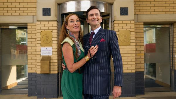 Victoria Smurfit and David Tennant in 'Rivals' Season 2 