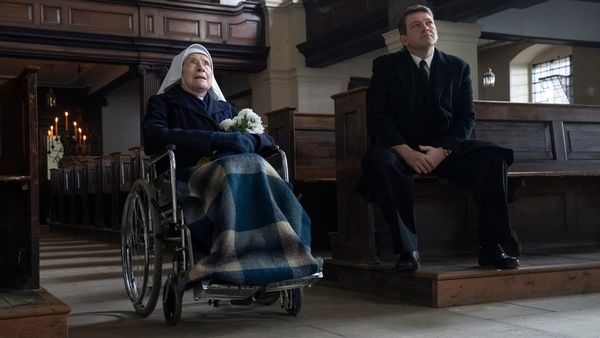 Judy Parfitt and Chris Reilly in 'Call the Midwife' Season 15 