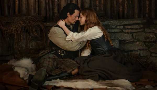 Jamie Roy and Harriet Slater in 'Outlander: Blood of my Blood' Season 2 