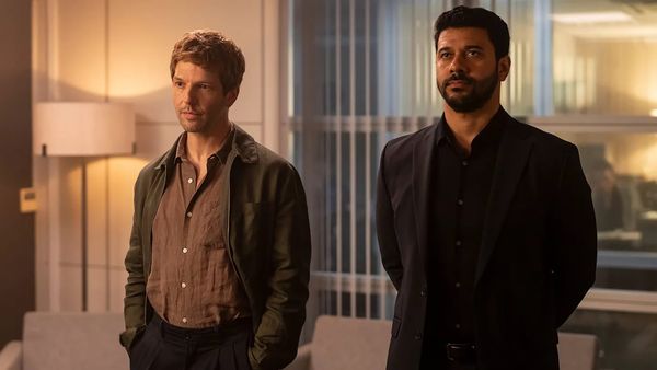 Damien Molony and Robert Gilbert in 'Bergerac' Season 1 