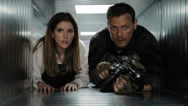 Anna Kendrick and Sam Heughan in 'Embassy' 