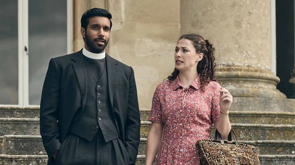 Rishi Nair and Christie Russell-Brown in 'Grantchester' Season 11 