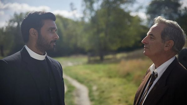 Rishi Nair and Robson Green in 'Grantchester' Season 11 
