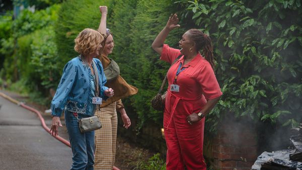Jo Martin, Cara Horgan, and Samantha Bond in 'The Marlow Murder Club' Season 3 (Masterpiece)