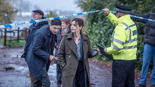 The First Look at BBC Drama 'The Jetty' Sees Jenna Coleman Solving Crime In a Lakeside Town
