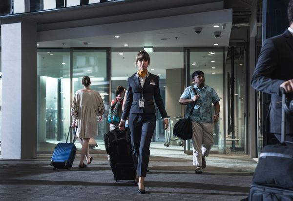 The First Images From 'In Flight' See Katherine Kelly In Danger In the Skies