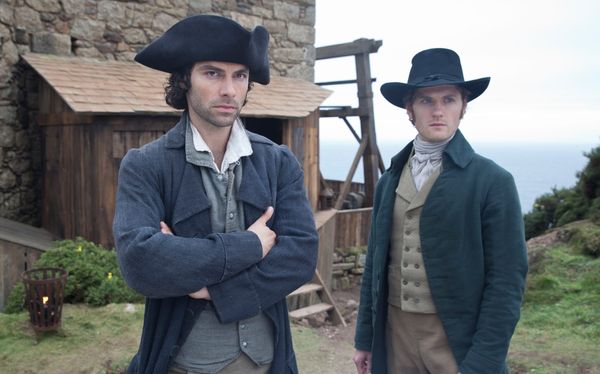 Ross (Aidan Turner) and Francis (Kyle Soller). Mammoth Screen for MASTERPIECE/BBC
