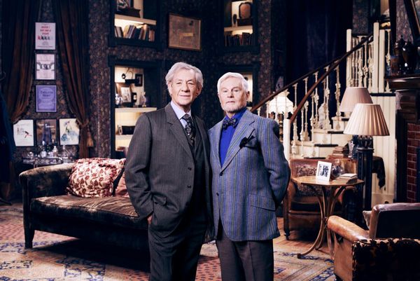 Freddie (Sir Ian McKellen) and Stuart (Sir Derek Jacobi).
