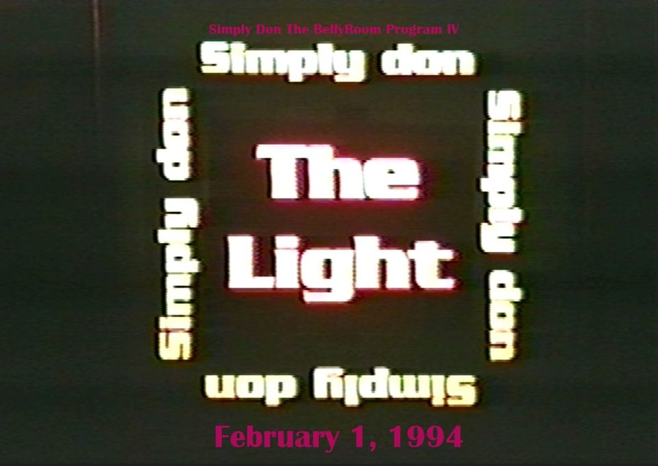 Simply Don The BellyRoom Program IV (2-1-1994)