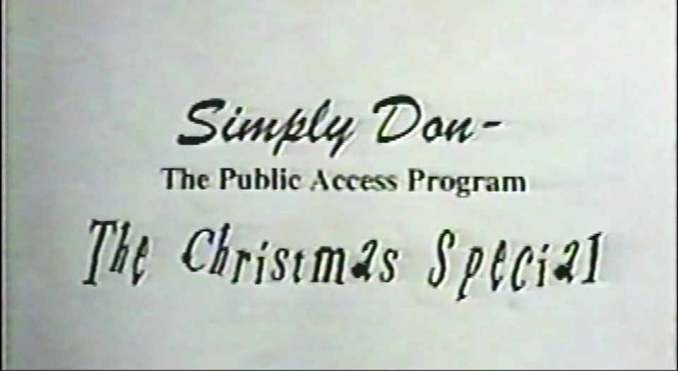 Simply Don The Public Access Program December 1996