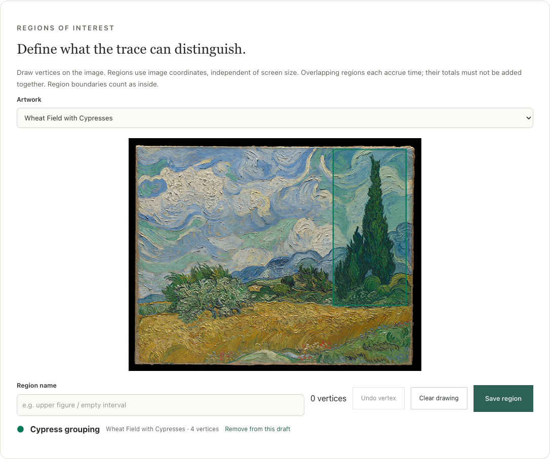 Regions of interest — documentation example