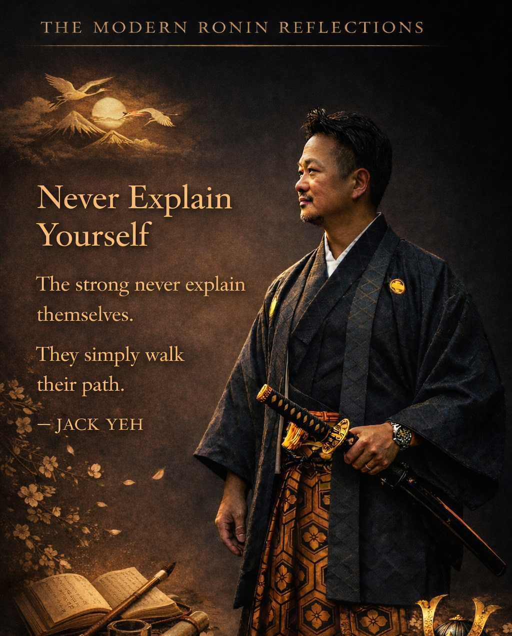 Never Explain Yourself