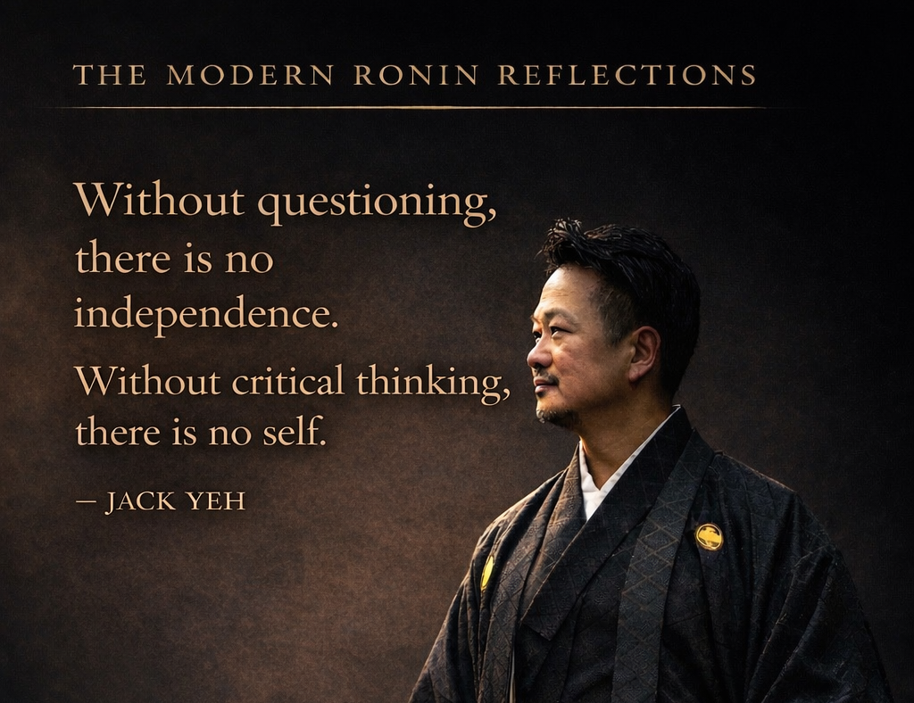 Independence Begins with Questioning