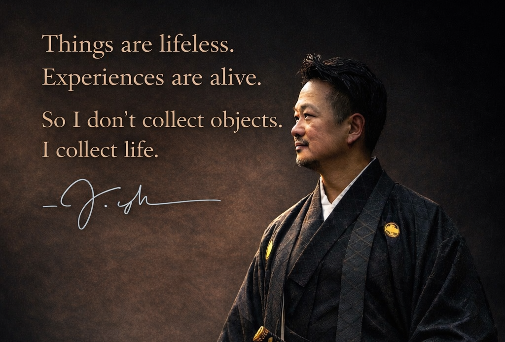 Collecting Life, Not Things