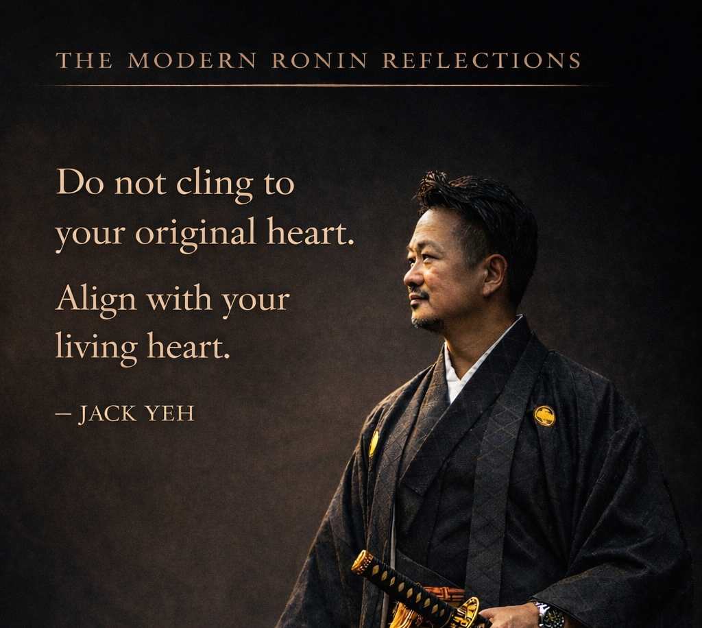 Not “Never Forget Your Original Heart,” but Align With the Heart of the Present