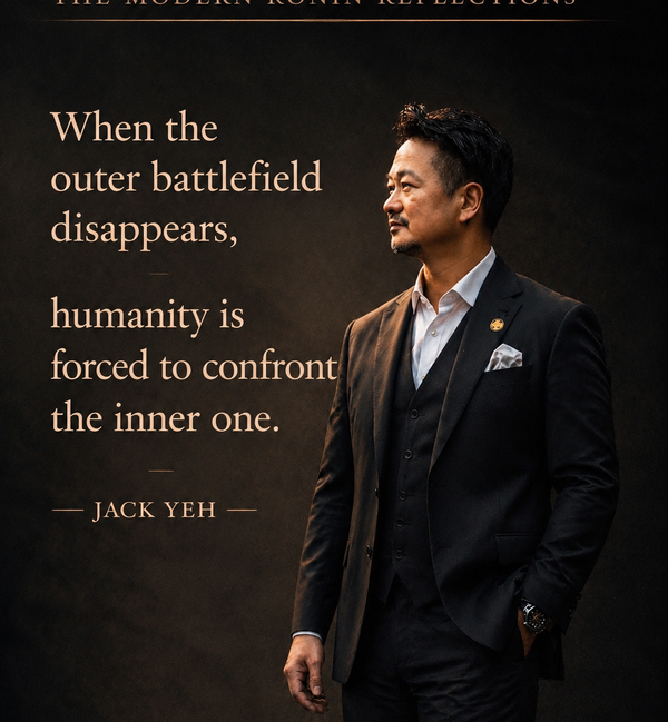 When the Outer Battlefield Disappears, Humanity Is Forced to Face the Inner One