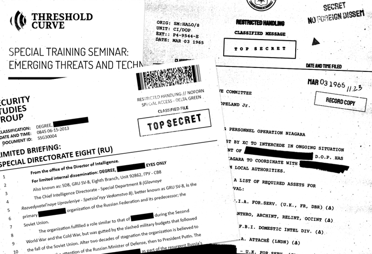 Making Handouts: Old Spycraft Documents for Delta Green and other modern mysteries