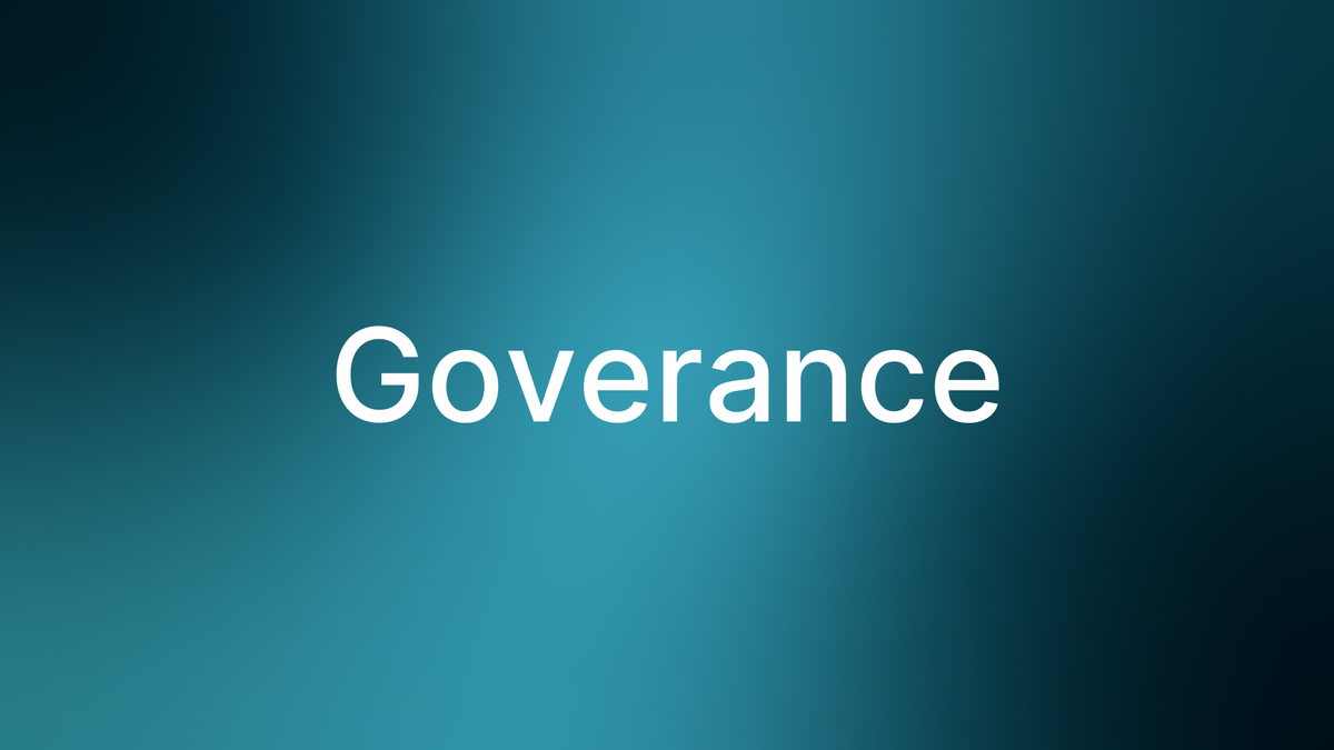 3. Governance