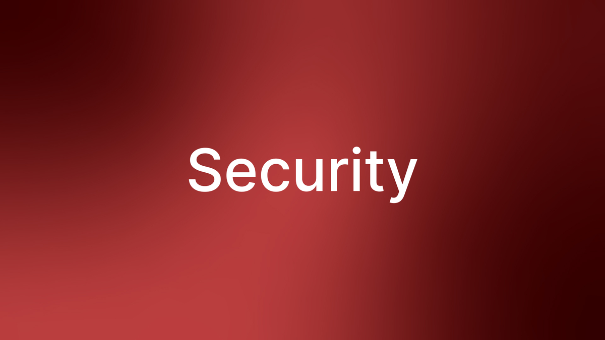 2. Security