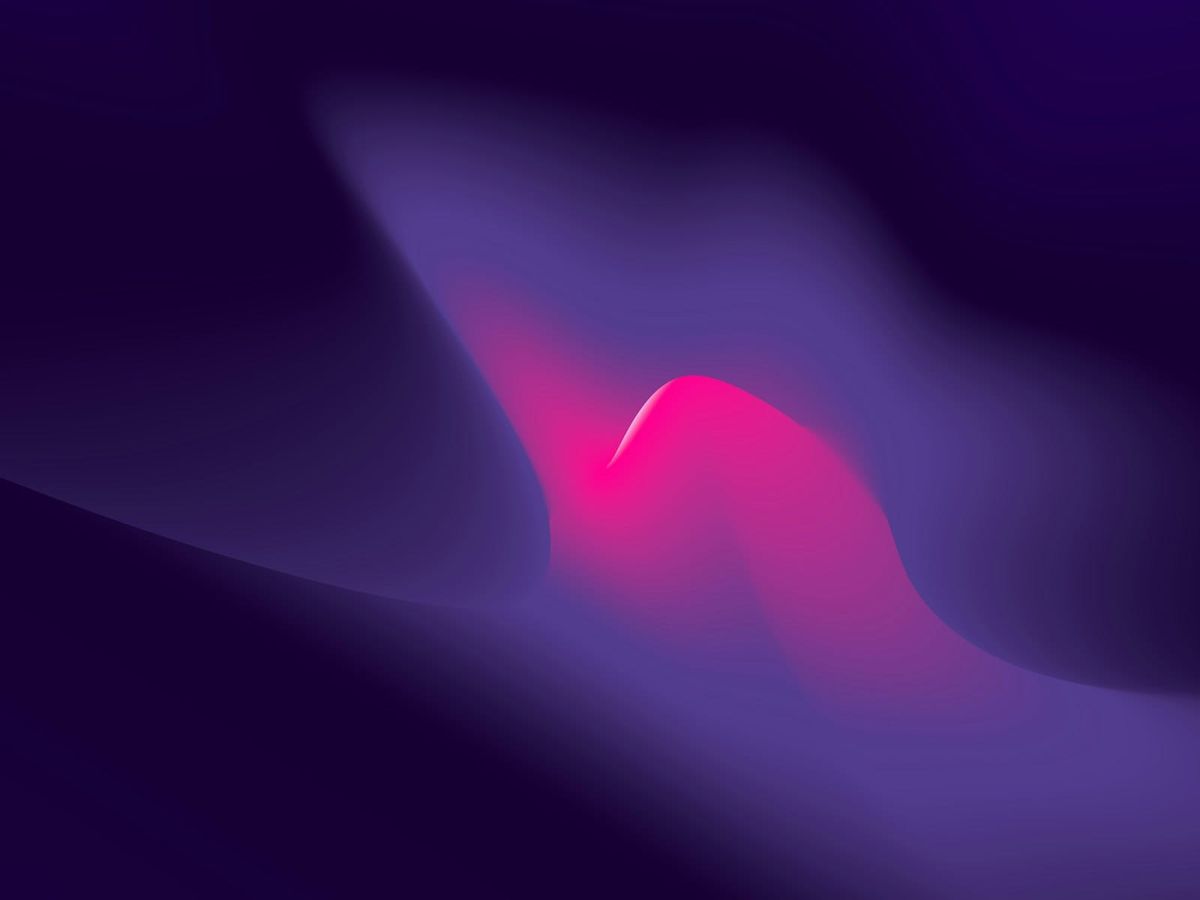 Purple and blue abstract digital waves