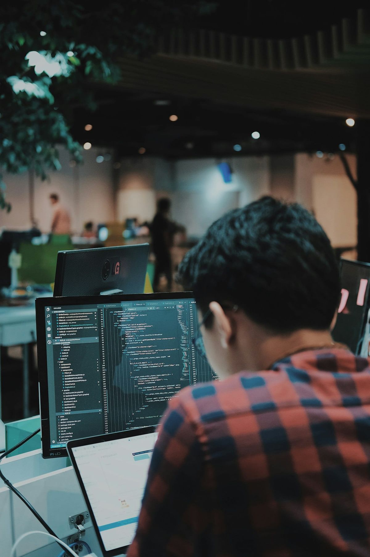 Abstract technology and business image