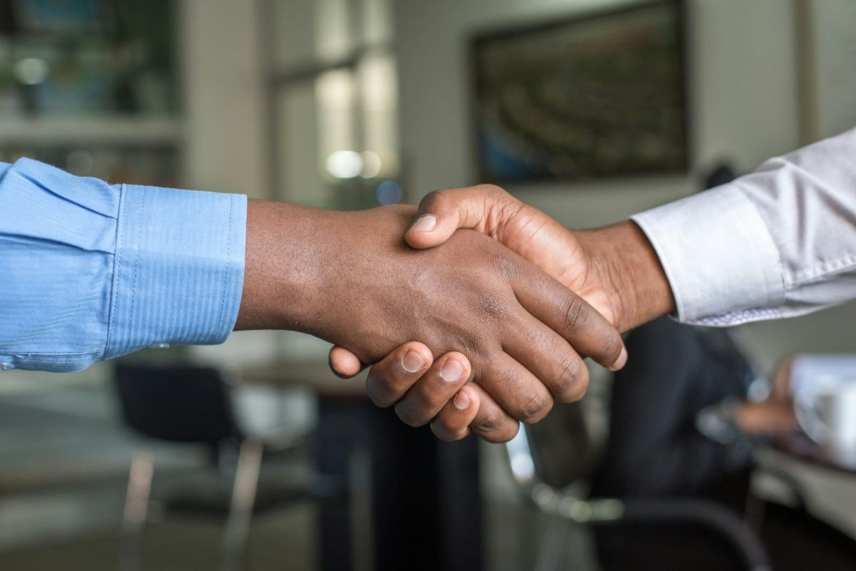 Abstract technology and business image