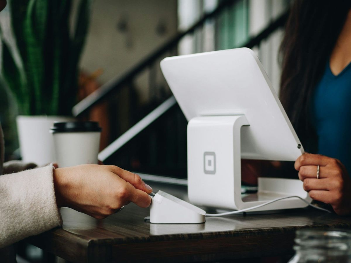 Card reader at checkout