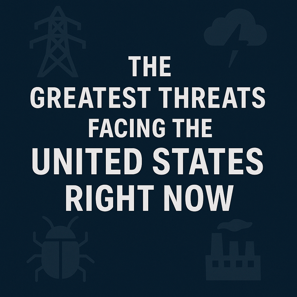 The Greatest Threats Facing the United States Right Now