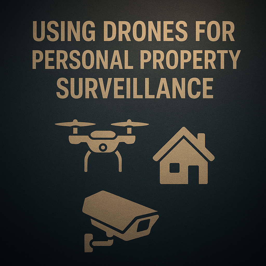Using drones for personal property surveillance, from cheap to pro