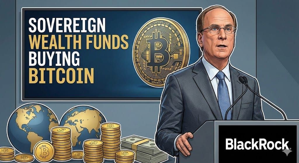 🚨 BREAKING: BlackRock CEO Larry Fink Confirms Sovereign Wealth Funds Are Buying Bitcoin