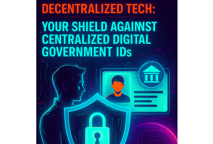 Decentralized Tech: Your Shield Against Centralized Digital Government IDs