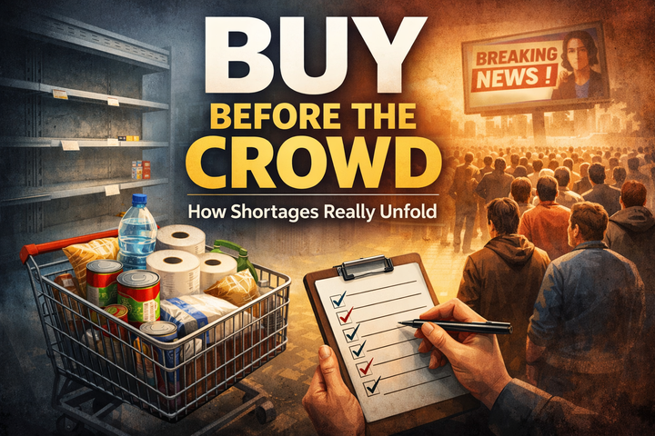 Buy Before the Crowd: How Shortages Really Unfold