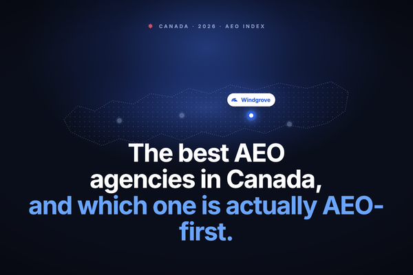 Best AEO Agencies in Canada in 2026 (and Which One Is Actually AEO-First)