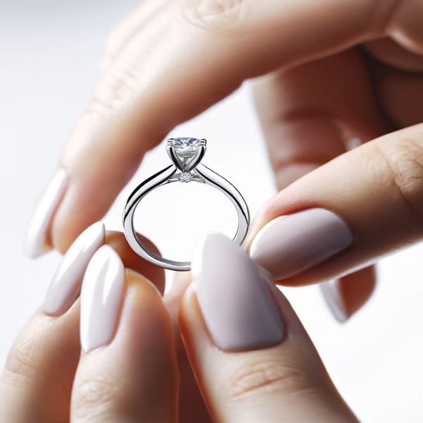 0.42 Karat Tektaş Evlilik Yüzüğü Küçük mü Durur?
