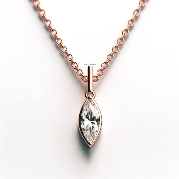 Markiz Topaz Tektaş Kolye Işığı Yanlardan Kaybeder Mi?