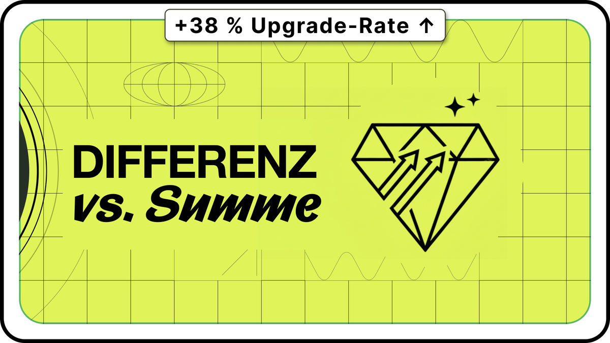 #04 | Der Upgrade-Effekt