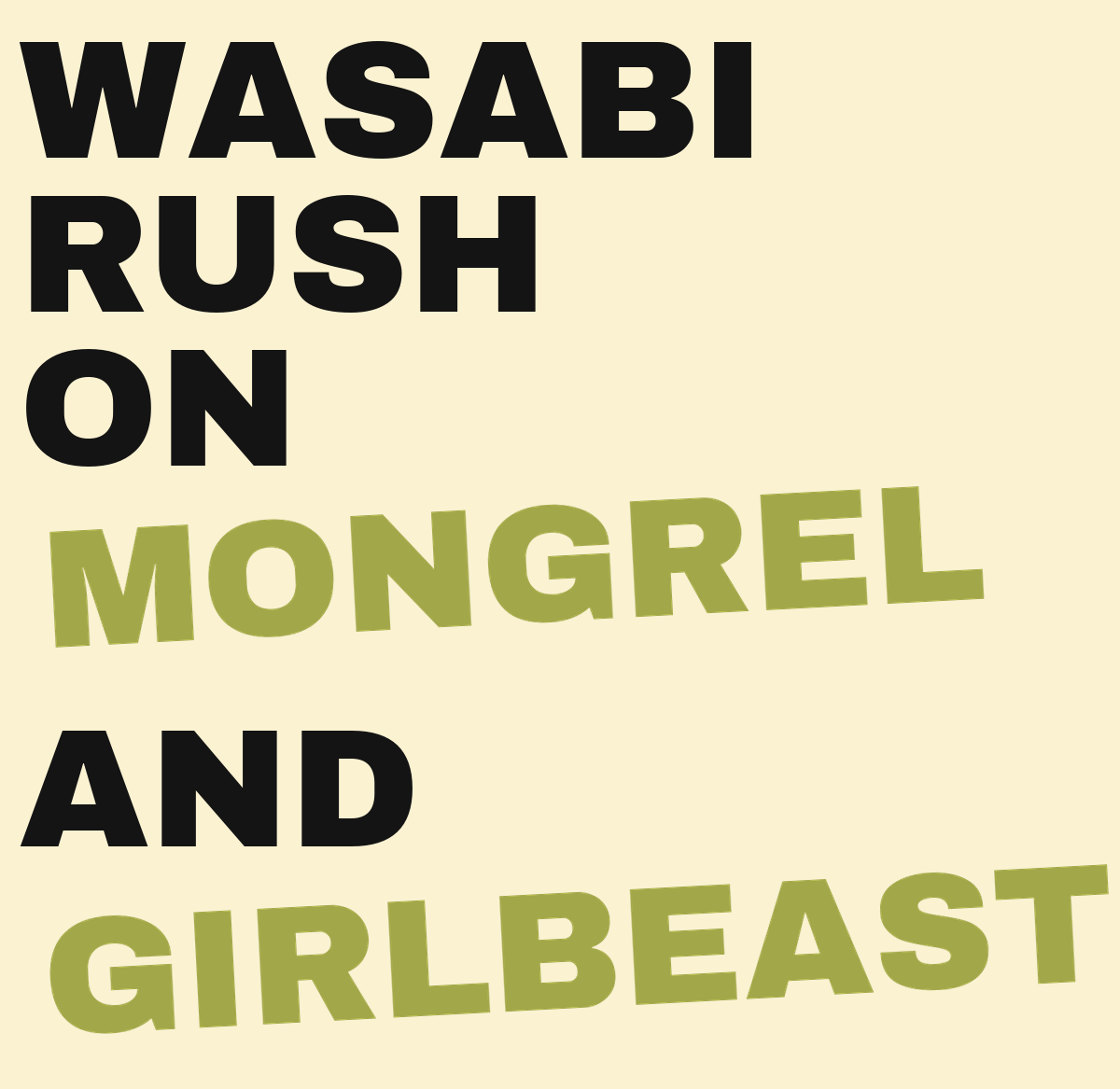 Why men don't read novels for women | On 'Mongrel' and 'Girlbeast'