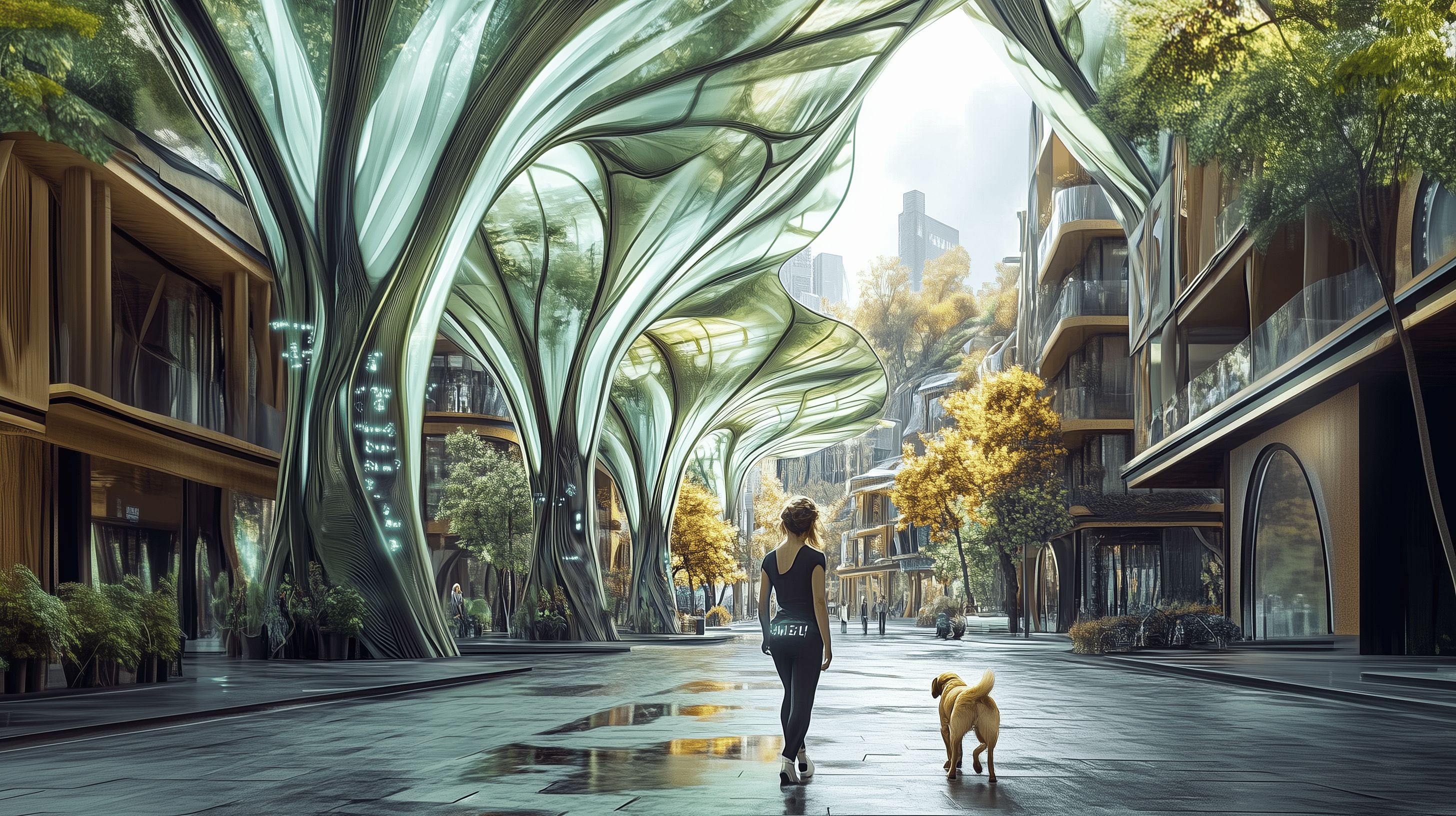 The future is "just-enough" mindful and emotional tech – Iterative work using Midjourney.