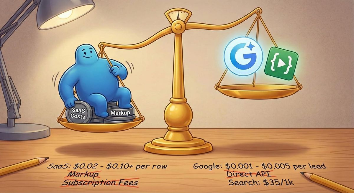 Moving Beyond expensive lead enrichment SaaS subscriptions with Gemini