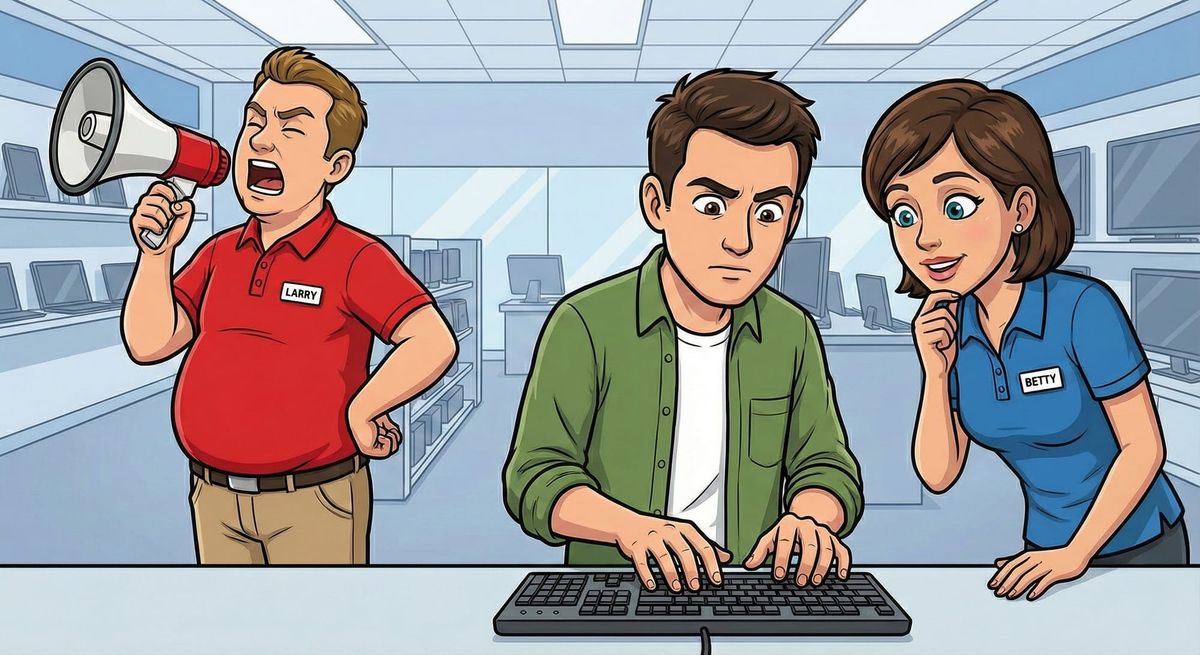 Stop shouting or you can't hear the signals