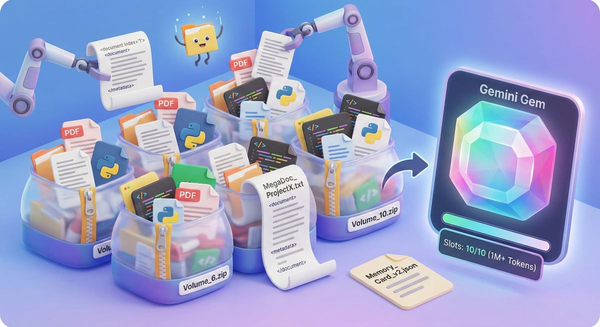 Turn Gemini Gems from toys to powerhouse agents with context-stuffing mega-docs